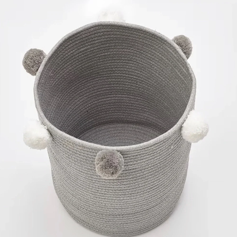Laundry Basket Lid Storage Basket Bins Woven Heavy Duty Laundry Hamper